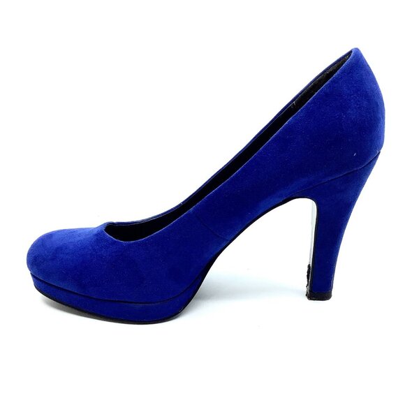 Call It Spring Royal Blue Heels - Picture 1 of 6